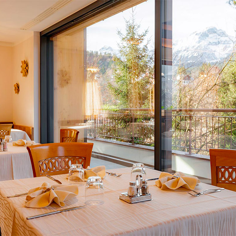 il ristorante dell'hotel ad andalo